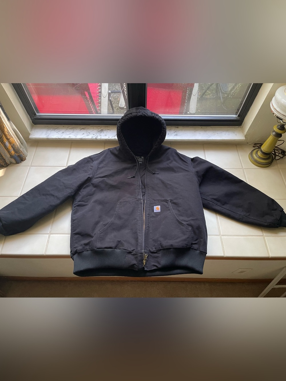 Carhartt J140 Firm Duck Active Jacket -  Black - Great Condition - XL
